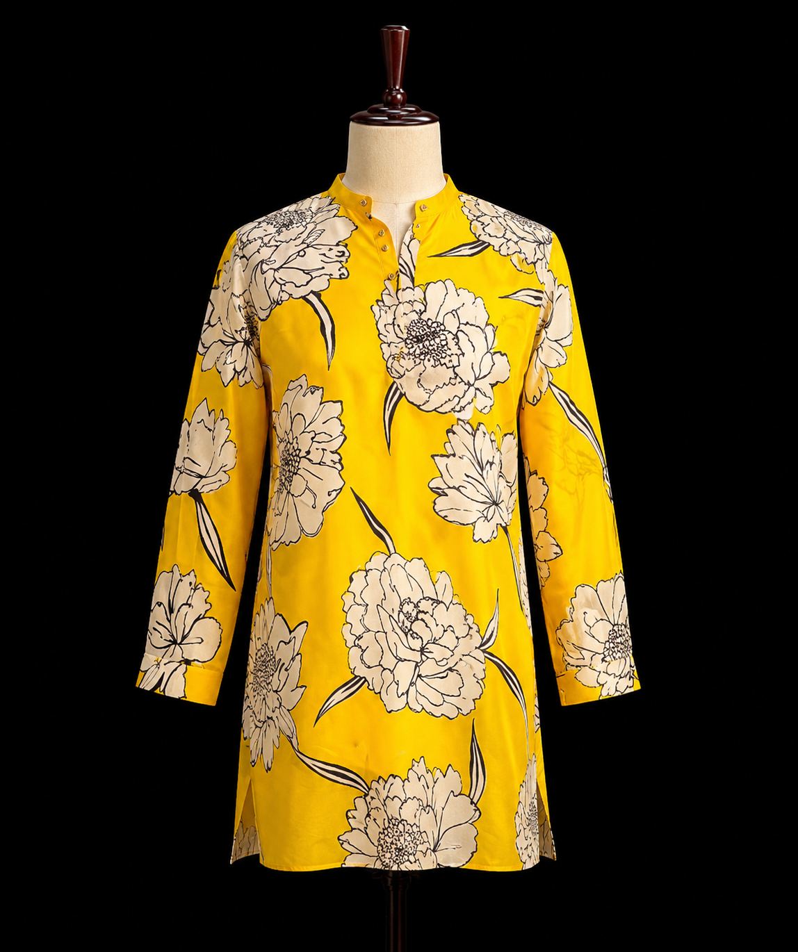 Sunflower Bloom Cotton Kurta