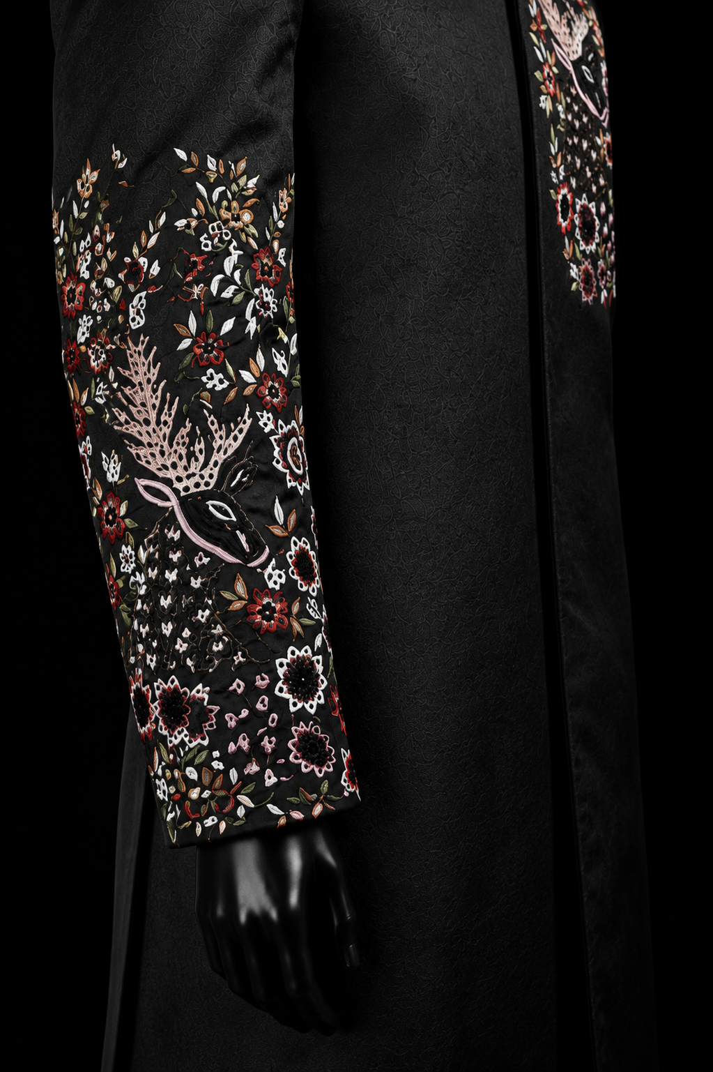 Midnight Noir Embellished Sherwani Set